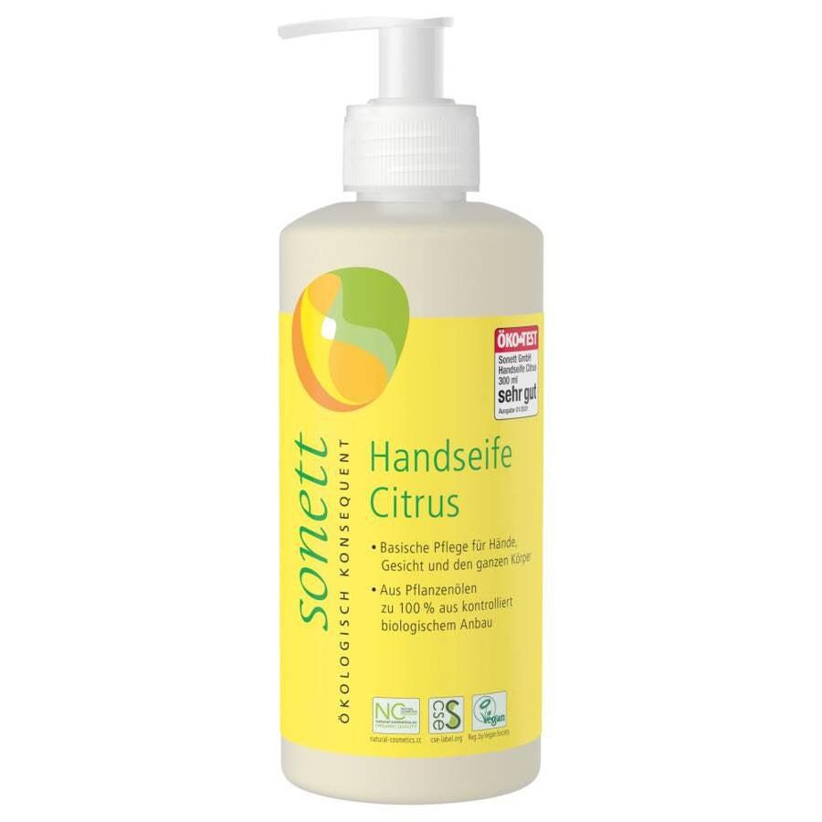 Sonett Mydło w płynie do rąk cytrus (z dozownikiem) 300 ml