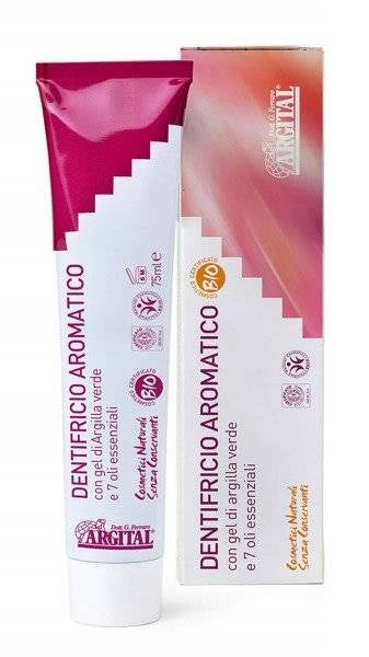 Argital Aromatyczna pasta do zębów z zieloną glinką 75 ml